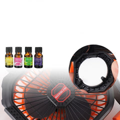 Rechargeable LED Light Fan