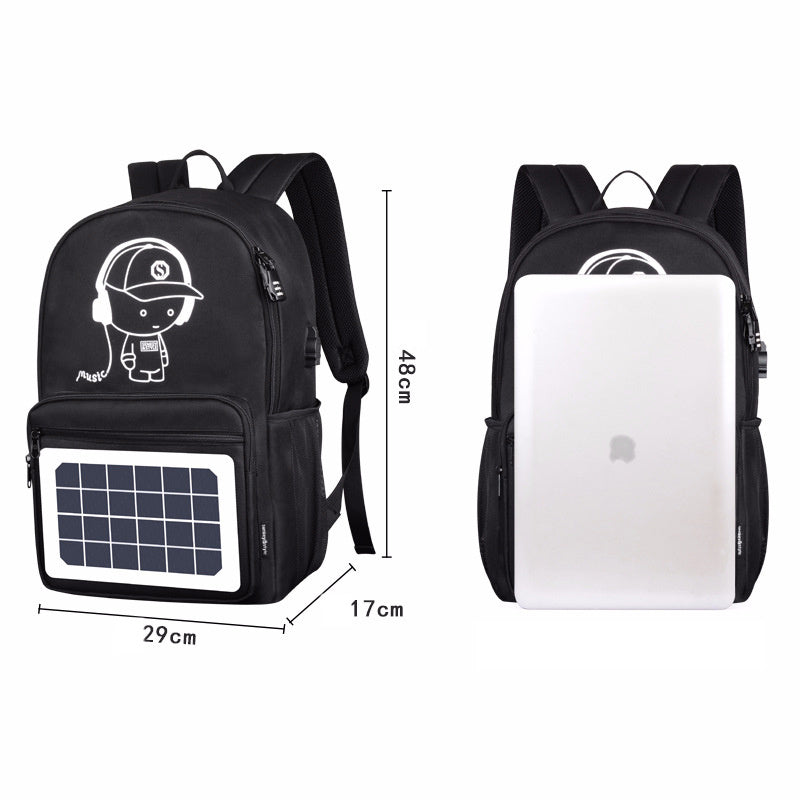 Solar Charging Backpack Waterproof