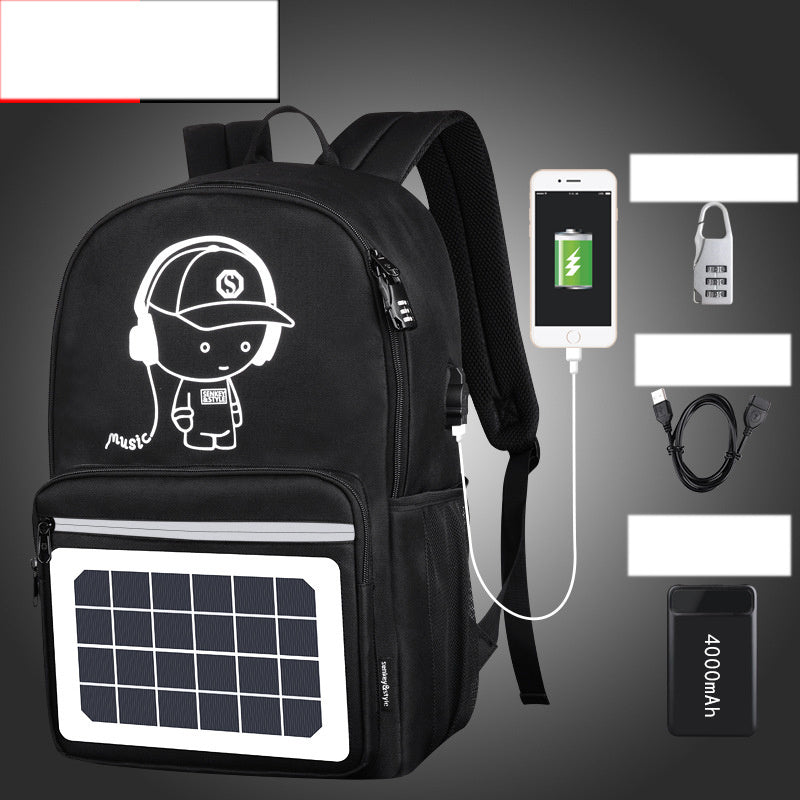 Solar Charging Backpack Waterproof