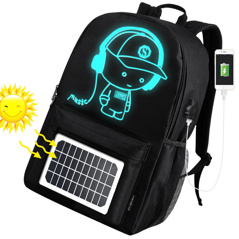 Solar Charging Backpack Waterproof