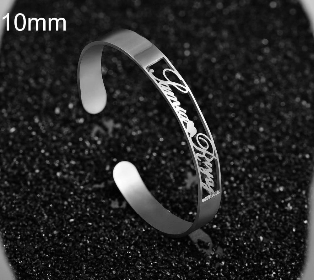 Personalized Custom Bangles Stainless