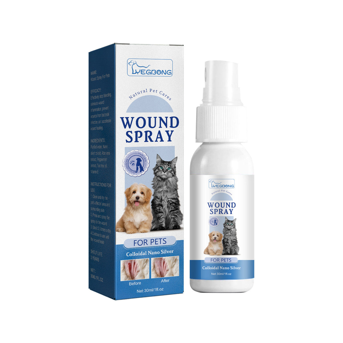 Care Spray Relieves Dogs And Cats Skin