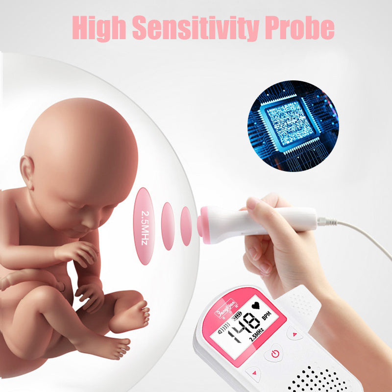 Pregnancy Heart Rate Monitor Baby Detector